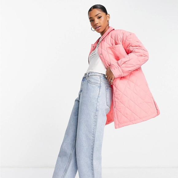 Pink Quilted Shacket - Picture 3 of 4